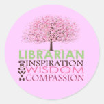 Pegatinas del bibliotecario