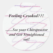 Pegatinas del Chiropractor.