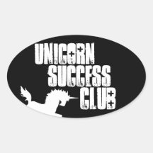 Pegatinas del club del éxito del unicornio