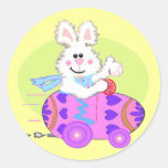 Pegatinas del conejito de pascua