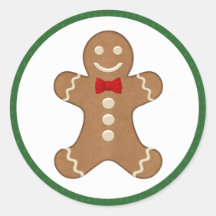 Pegatinas del día de fiesta de la galleta del homb