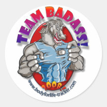 ¡Pegatinas del equipo BadA$$ 2008!