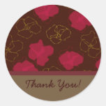 Pegatinas del estampado de flores