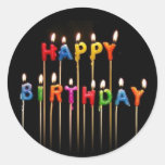 Pegatinas del feliz cumpleaños