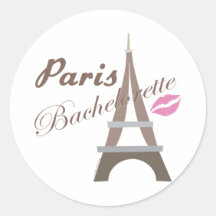Pegatinas del fiesta de París Bachelorette