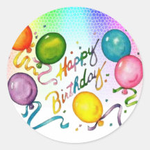 Pegatinas del fiesta del feliz cumpleaños