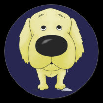 Pegatinas del golden retriever pegatinas