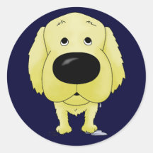 Pegatinas del golden retriever