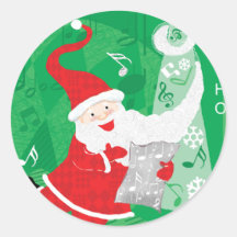 Pegatinas del navidad de Santa