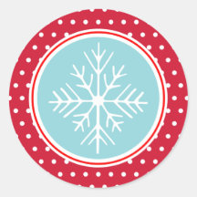 Pegatinas del navidad del copo de nieve