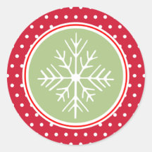 Pegatinas del navidad del copo de nieve