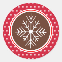 Pegatinas del navidad del copo de nieve