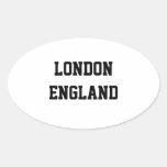 Pegatinas del óvalo de Londres Inglaterra