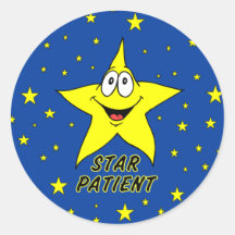 Pegatinas del paciente de la estrella