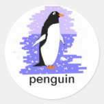 Pegatinas del pingüino para los niños