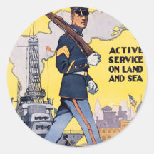 Pegatinas del poster de la guerra del vintage