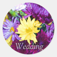 Pegatinas del sello del sobre del boda
