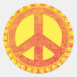 Pegatinas del signo de la paz