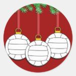 Pegatinas del voleibol del navidad