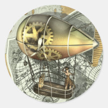Pegatinas dirigibles del viaje del aire
