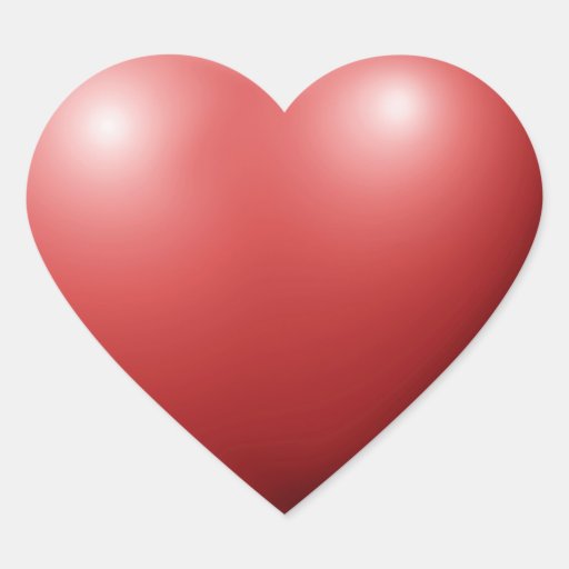 Pegatinas en forma de corazón románticos del Amor-