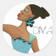 Pegatinas fabulosos de la diva