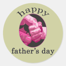 Pegatinas felices del día de padre