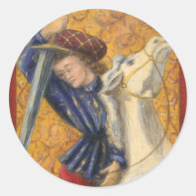 Pegatinas italianos del caballero