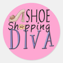 … Pegatinas lindos de la DIVA de las compras del z