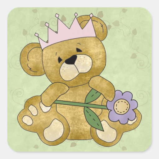 Pegatinas lindos del oso de peluche
