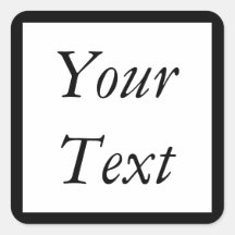 Pegatinas o etiquetas negros y blancos con el text
