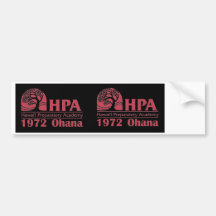 Pegatinas para el parachoques de HPA1972   Ohana D Etiqueta De Parachoque