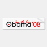 Pegatinas para el parachoques de Obama Etiqueta De Parachoque