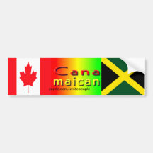 pegatinas para el parachoques del canadiense de Ja Pegatina De Parachoque