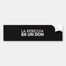 Pegatinas "RBELDE" Etiqueta De Parachoque