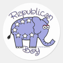 Pegatinas republicanos del muchacho