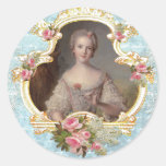 Pegatinas rosados jovenes de los rosas de Marie An