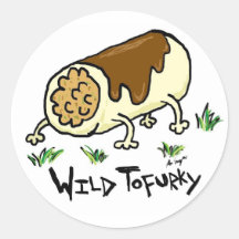 Pegatinas salvajes de Tofurky