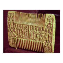 Peine litúrgico, escuela de St Albans, c.1120 Postal
