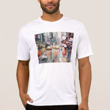 Pelícano del "desvío" en la acuarela de Nueva York Camisetas