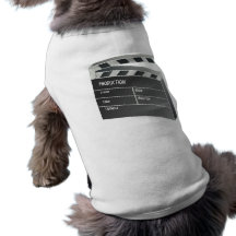 Película Clapperboard Camisetas De Perrito