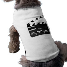 Película Clapperboard Camisetas De Perro