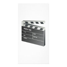 Película Clapperboard Tarjetas Fotograficas Personalizadas