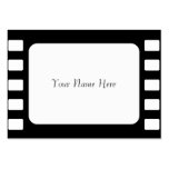 película de 35m m, su nombre aquí tarjetas de visita