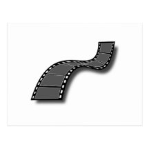 Película de cine tarjetas postales