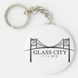 Películas de cristal de la ciudad - llavero