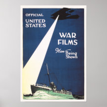 Películas de guerra de los E.E.U.U. del vintage ah Impresiones