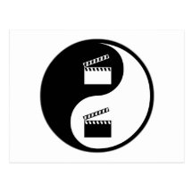 Películas de Yin Yang Tarjeta Postal