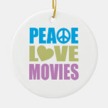 Películas del amor de la paz adorno