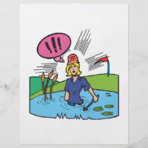 Peligro del agua flyer personalizado